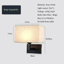 GobekUsa Hotel Fabric Wall Lamp: Nordic Modern Style, Chinese-Inspired. Bedroom, Staircase, and Bedside Lighting Solution.
