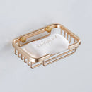 GobekUsa Glass Soap Dish Wall Mounted Soap Basket for Bathroom Toilet Balcony