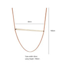 GobekUsa Glass Tube Pendant Lamp: Modern LED Lighting for Living Room, Duplex Villa Staircase