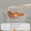 GobekUsa Hemp Pendant Lights: Wabi Sabi LED Indoor Lighting Fixtures