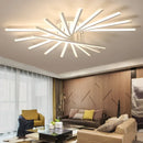 GobekUsa LED Chandelier Fan Lampshade for Living Room Bedroom Dining Study Aluminum Ceiling Lamp