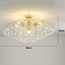 GobekUsa Crystal LED Chandelier Ceiling Lamp Modern Living Room Bedroom Light