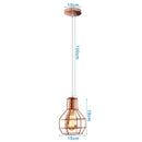 GobekUsa Industrial Retro Loft LED Pendant Light for Home Living Room Kitchen
