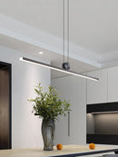GobekUsa Black Chandelier: Modern Nordic Design for Dining Room, Bar, and Kitchen Island