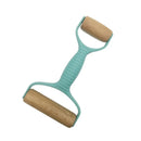 GobekUsa Dough Roller Rolling Pin with Grid Knife - Two-in-One Multi-Function Tool