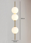 GobekUsa LED White Glass Ball Pendant Lamp for Home Decor.