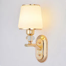 GobekUsa Crystal Bedside Wall Sconce - Modern Minimalist LED Wall Light - 12W E14