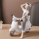 GobekUsa Kawaii Girl Figurine Sculpture for Room Decor and Desk Accessories