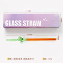 GobekUsa Glass Flower Handle Stir Bar for Coffee Cocktails Mixology and Home Parties