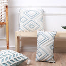 GobekUsa Diamond Tufted Blue Cushion Cover for Sofa Bed 45x45cm/30x50cm