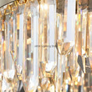 GobekUsa Luxe Crystal Chandelier: Elegant LED Indoor Pendant Light for Bedroom & Dining Room
