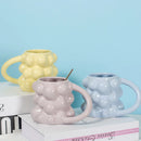 GobekUsa Grape Ceramic Mug: Cute, High Value, Office & Home Milk Cup, Women's Gift.
