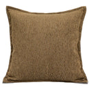 GobekUsa Luxe Jacquard Cushion Covers - Brown Gold Coffee Color - 45x45cm