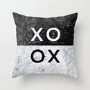 GobekUsa Gray Marble Black Agate Pillow Case for Home Sofa Chair Decor
