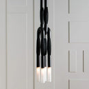 GobekUsa Cloth Pendant Light with Acrylic Shade and G9 Bulb for Dining Room and Kitchen