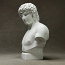 GobekUsa Antinous Retro Plaster Sculpture - European Inspired Room Figurine