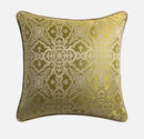 GobekUsa Baroque Floral Geometry Jacquard Cushion Covers - European Classical Decor, 45x45cm