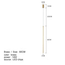 GobekUsa LED Line Chandelier: Nordic Creative Lighting for Living Room & Bedroom