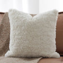 GobekUsa Geometric Brown Leather Splicing Throw Pillow Cover 45x45cm Luxe Square Cushion Case