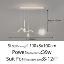GobekUsa LED Pendant Lights Modern Hanging Lamp Dining Kitchen Island Decor