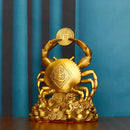 GobekUsa Copper Crab Ornaments for Wealth and Luxury Decor