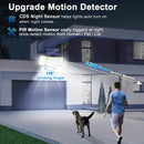 GobekUsa 348 LED Solar Super Bright Motion Sensor Light with 3 Modes