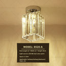 GobekUsa Elegant Crystal Ceiling Light for Entryway, Stairs, and Hallway