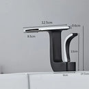 GobekUsa Gold & Black Brass Bathroom Basin Faucet Cold Hot Water Mixer Sink Tap