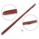 GobekUsa Bamboo Pattern Long Handle Shoehorn Shoe Lifter for Easy Shoe Wearing