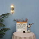 GobekUsa Crystal Wall Lamp: Elegant Decor for Living Room, Bedroom, or Bedside Fixtures