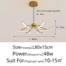 GobekUsa LED Chandeliers for Modern Living Room Bedroom Study Kitchen Lighting