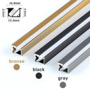 GobekUsa 45° Backlight LED Aluminum Profile Bar with Silicone Diffuser Cover