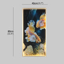GobekUsa Gold Fish LED Picture Wall Light for Home Decor & Bedroom Aisle