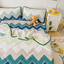 GobekUsa Double-Sided Cool Comforter Set: Ice Silk Duvet, Fitted Sheet, Pillowcase