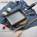 GobekUsa Japanese Medical Stone Non-Stick Frying Pan | Tamagoyaki Omelette Pan
