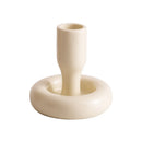 GobekUsa Geometric Ceramic Candle Holder Set - Decorative Home Decor Ornaments