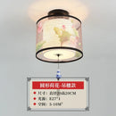 GobekUsa Lotus Chinese Chandelier Ceiling Lamp Simple Corridor Painting LED Lighting