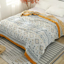 GobekUsa Cotton Gauze Geometry Summer Blanket
