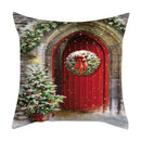 GobekUsa Christmas Cushion Cover Set - Festive Xmas Decor for Living Room Sofa