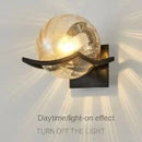 GobekUsa Gold Glass Ball Wall Lamp for Modern Indoor Lighting Décor
