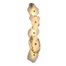 GobekUsa Ivory White Marble Copper LED Ceiling Light Luxury Modern Fixture