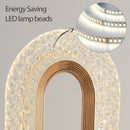 GobekUsa Crystal LED Table Lamp with Touch Control and Remote for Bedroom and Living Room