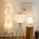 GobekUsa Japanese Rice Paper Floor Lamp by Noguchi Yong for Bedroom and Parlor Lighting