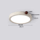 GobekUsa LED Ceiling Lights Modern Nordic White Stone Plafond Lamp