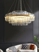 GobekUsa Crystal Hanging Lamp for Luxurious Living Room Decor