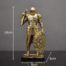GobekUsa Heavy Armored Knight Resin Statue Decoration for Desk and Room Aesthetic