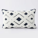GobekUsa Geometric Tufted Tassel Cushion Cover Cotton Canvas Fall Pillow Cover