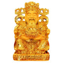 GobekUsa Gold God of Wealth Statue: Fengshui Home Decor Sculpture for Entrance & Living Room