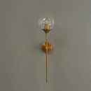 GobekUsa Golden Glass Ball LED Wall Light with Touch Switch