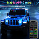 GobekUsa LED Matrix Panel: Bluetooth Programmable Logo Display for Car Windows